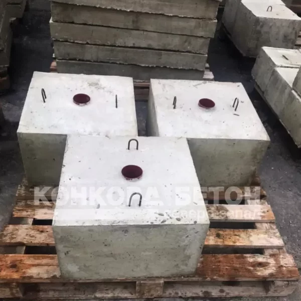 Фундамент для дорожного знака Ф2-6-4 600x600x400