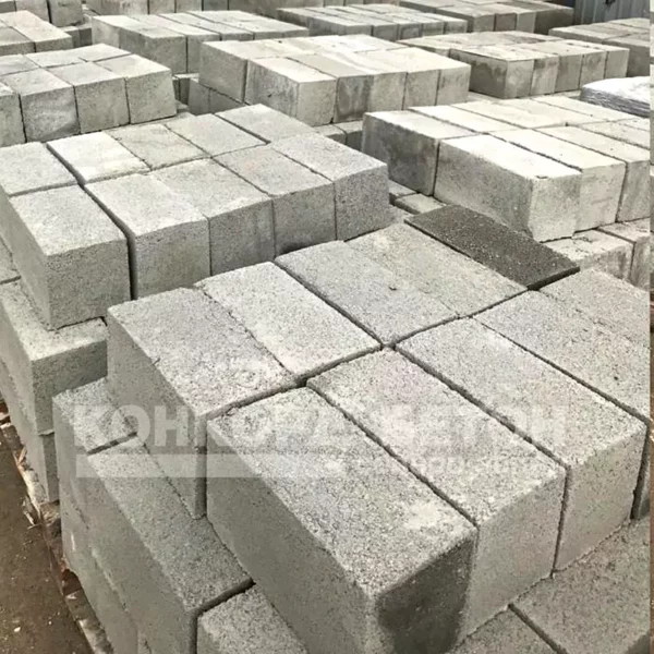 Фундаментный бетонный блок ФБС 400x200x200 мм (без проушин)